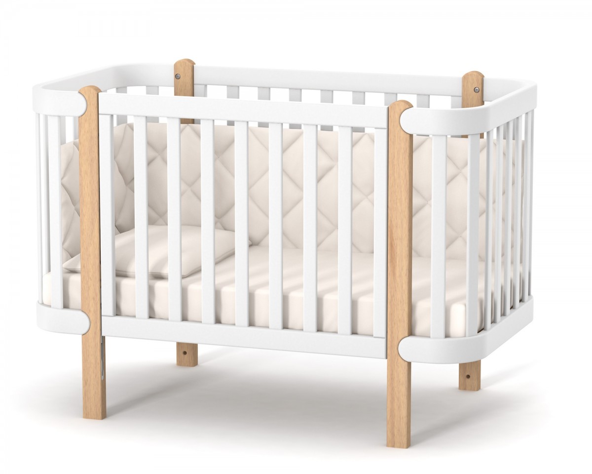 מיטת תינוקות וורס מונקו לבנה-אפה (עם בחירה)