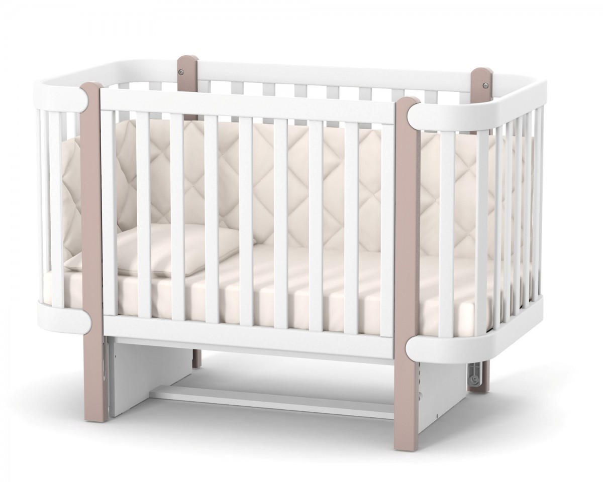 מיטת תינוקות וורס מונקו לבנה-קפוצ'ינה (עם בחירה) – תמונה 2