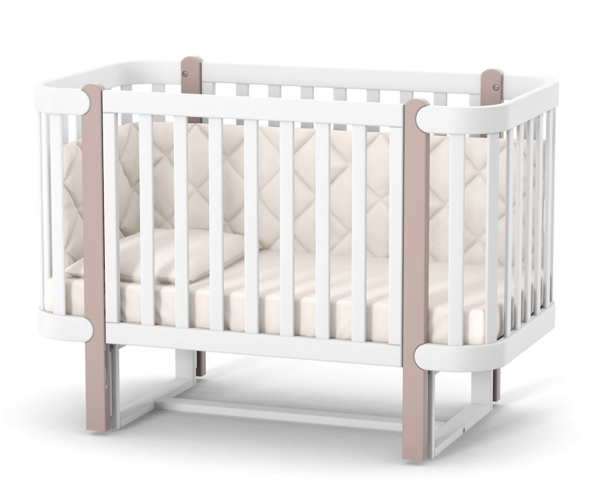 מיטת תינוקות וורס מונקו לבנה-קפוצ'ינה (עם בחירה) – תמונה 4