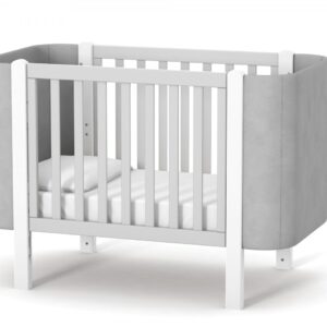 מיטת תינוקות מונקו ולוור לבן-קפוצ'ינו