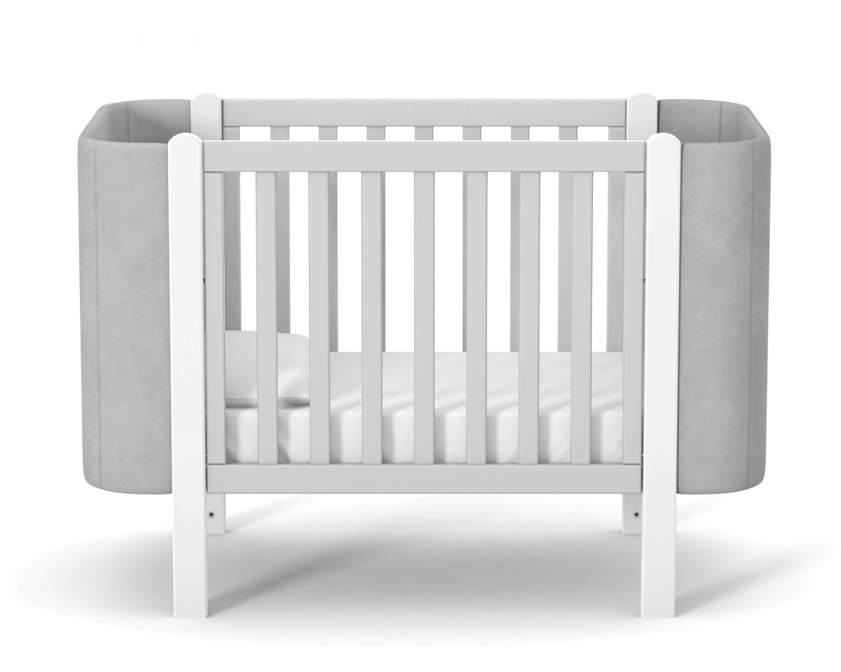 מיטת תינוקות מונקו ולוור לבן-קפוצ'ינו – תמונה 2