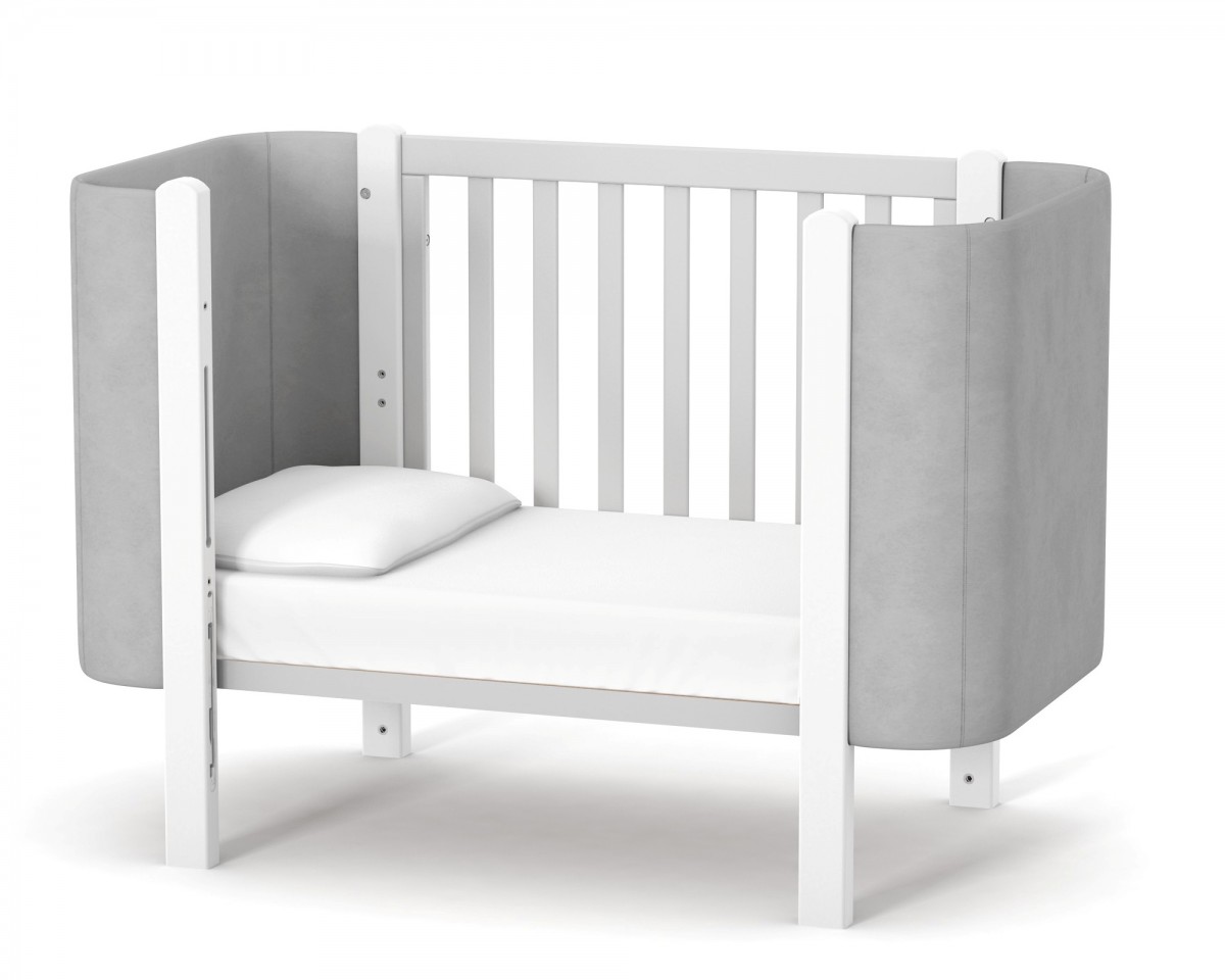 מיטת תינוקות מונקו ולוור לבן-קפוצ'ינו – תמונה 3