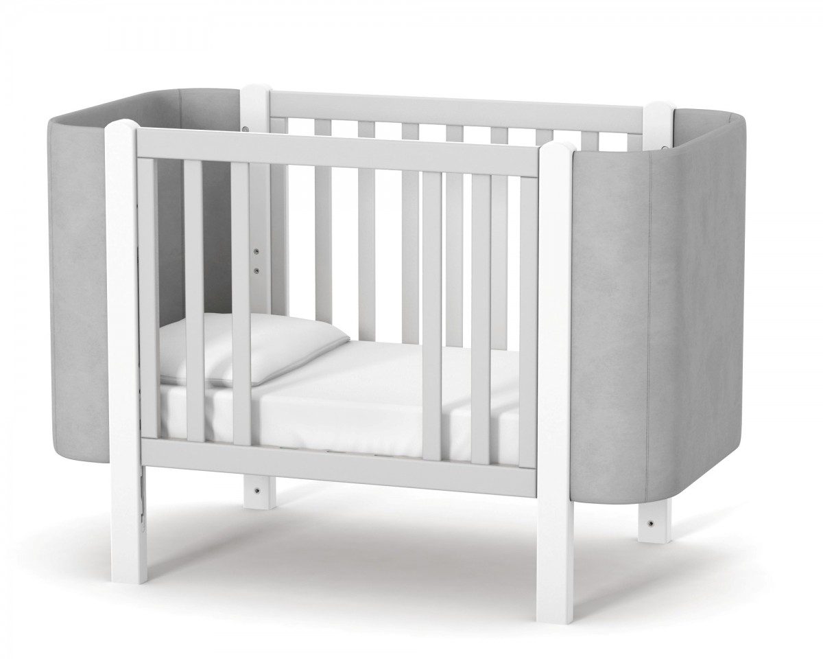 מיטת תינוקות מונקו ולוור לבן-קפוצ'ינו – תמונה 4