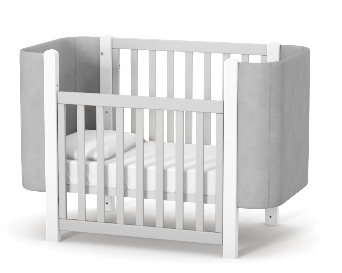 מיטת תינוקות מונקו ולוור לבן-קפוצ'ינו – תמונה 7