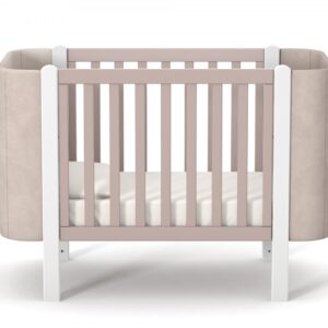 מיטת תינוקות מונקו ולוור לבנה-קפוצ'ינה