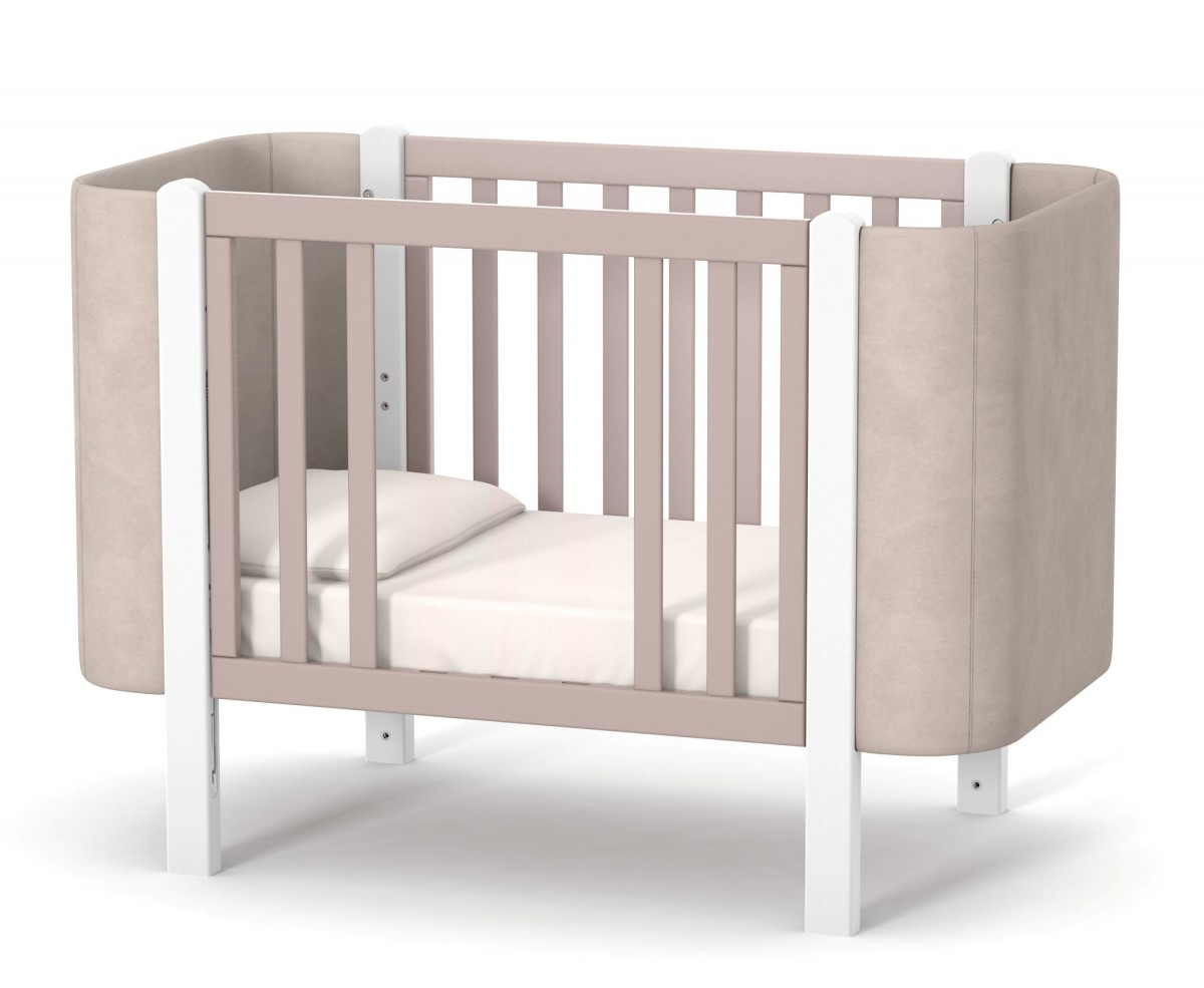 מיטת תינוקות מונקו ולוור לבנה-קפוצ'ינה – תמונה 4