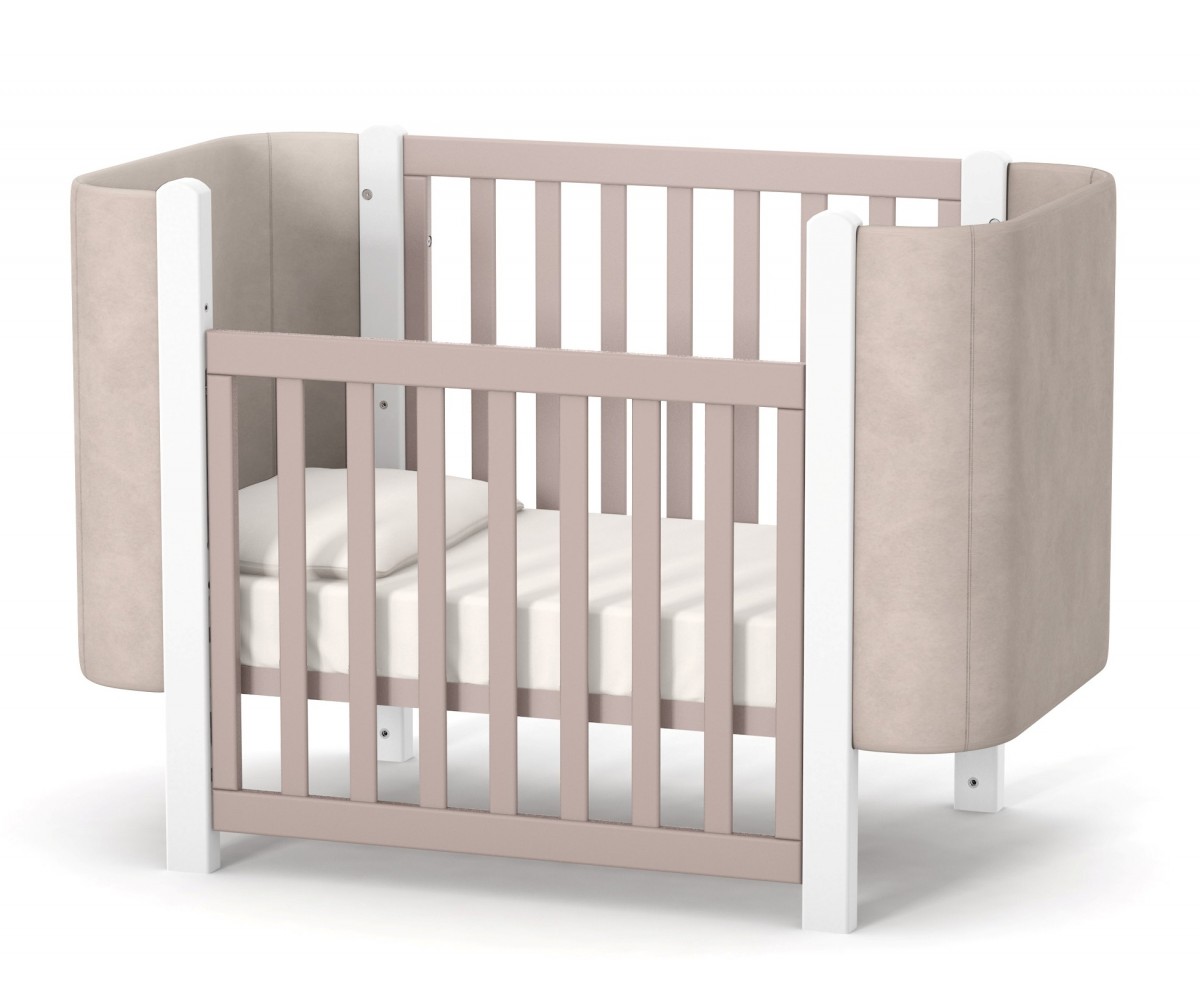 מיטת תינוקות מונקו ולוור לבנה-קפוצ'ינה – תמונה 7