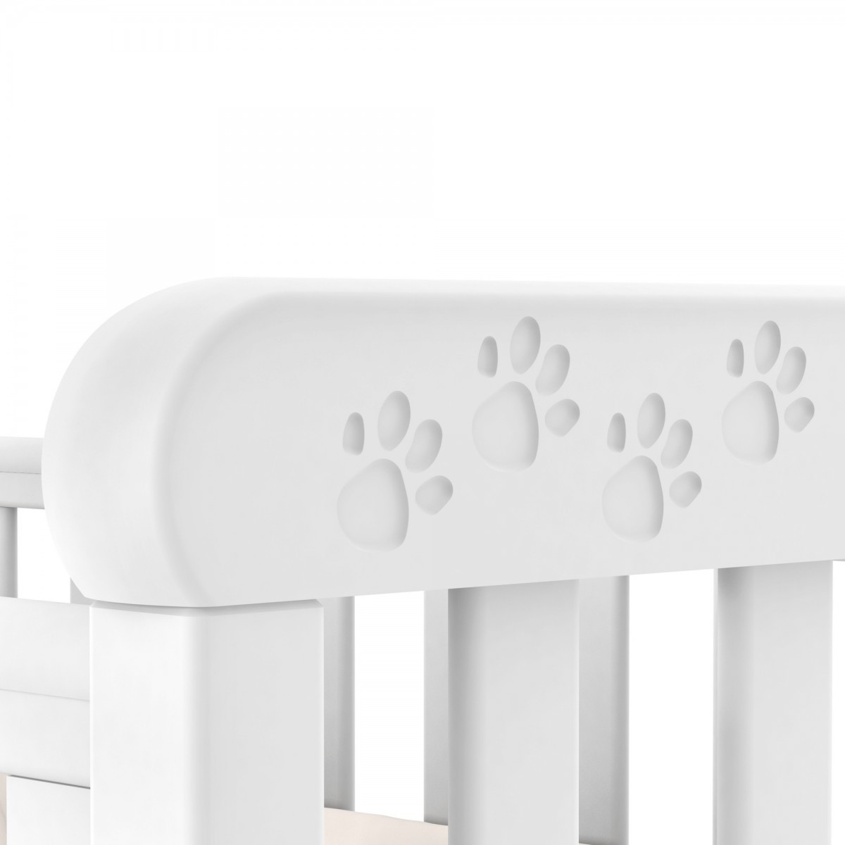 מיטת תינוקות סוניה LD12 לבנה – תמונה 4