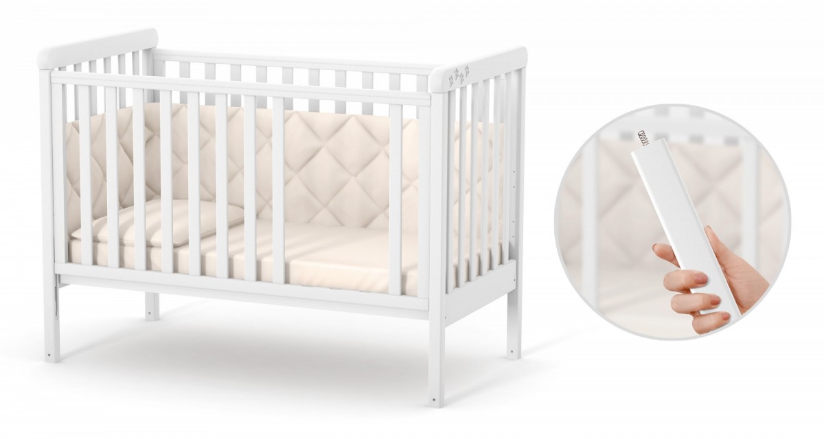 מיטת תינוקות סוניה LD12 לבנה – תמונה 6