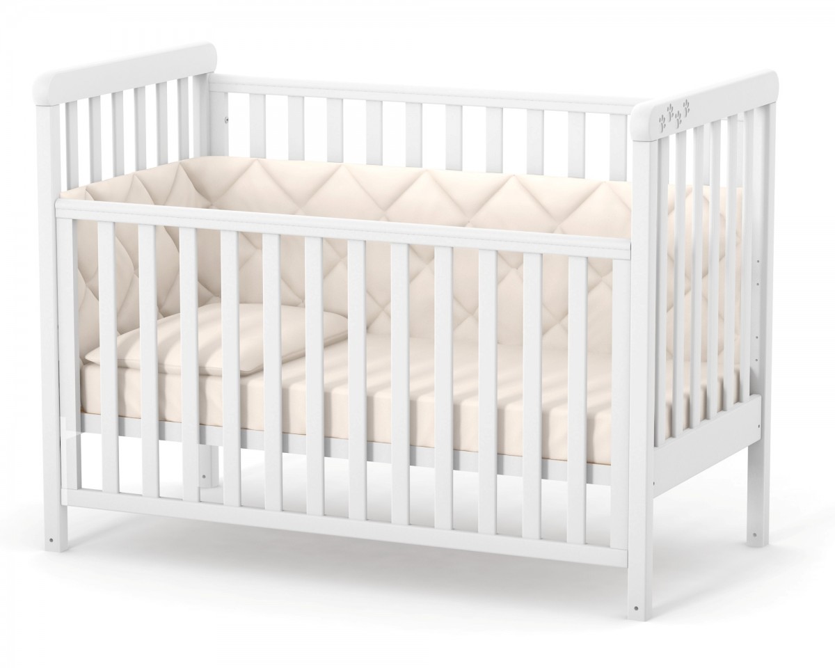 מיטת תינוקות סוניה LD12 לבנה – תמונה 7