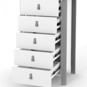 קומוד וורס מונקו בגדים לבנים-גרפיט