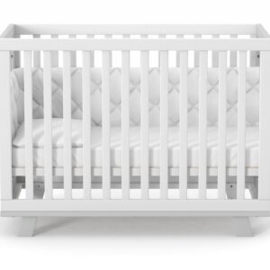 מיטת תינוקות ל"ד1 מנהטן, לבן אפור.