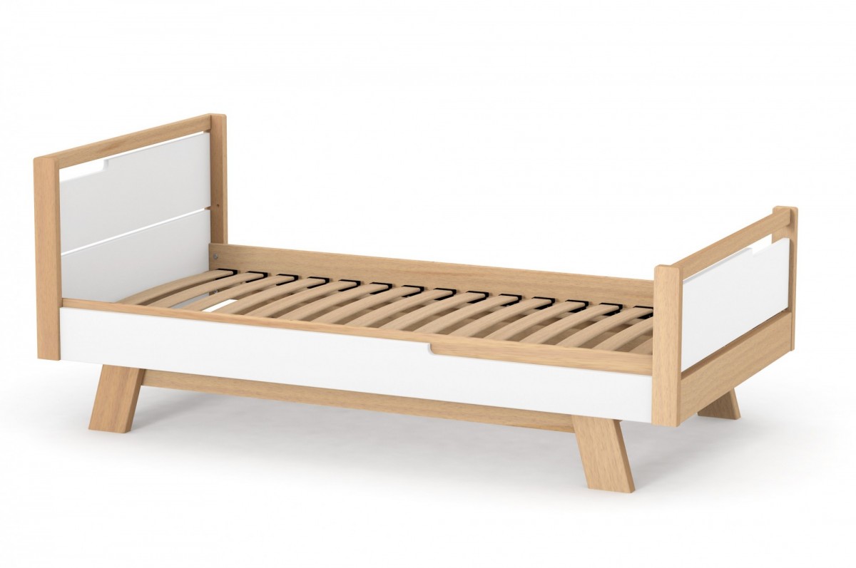 מיטה של בני נוער מנהטן לבנה-כתובה 1600*800 – תמונה 2