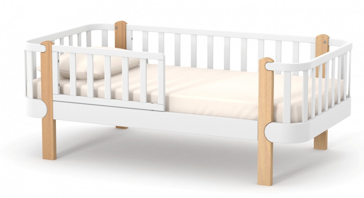 מיטת נוער מונקו לבנה-אבן 160*80