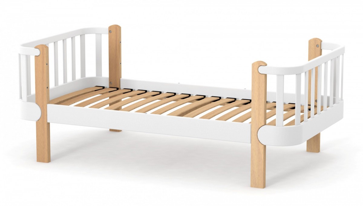 מיטת נוער מונקו לבנה-אבן 160*80 – תמונה 2