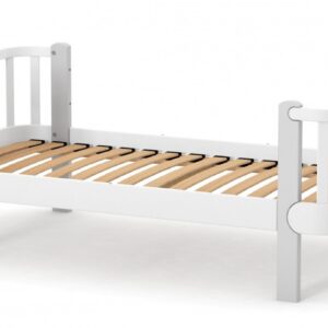 מיטת נוער מונקו לבנה אפורה 160*80