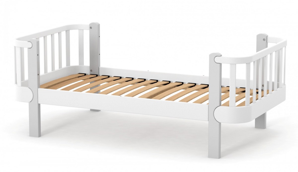 מיטת נוער מונקו לבנה אפורה 160*80 – תמונה 2