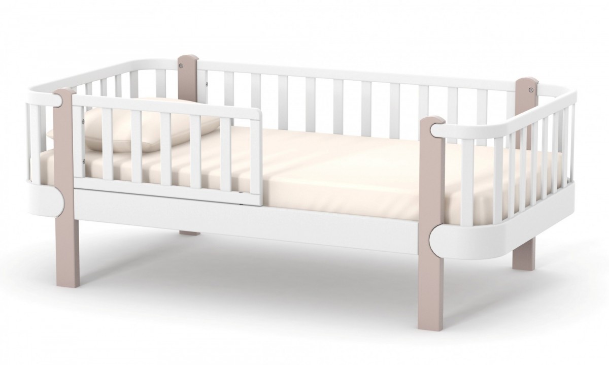 מיטת נוער מונקו לבנה-קפוצ'ין 160*80