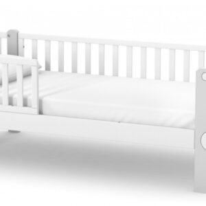 מיטת נוער מונקו, לבן אפור 190*80