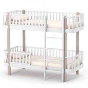 מיטה של בני נוער דו קומתית מונקו קפוצ'ינו לבן 190*80