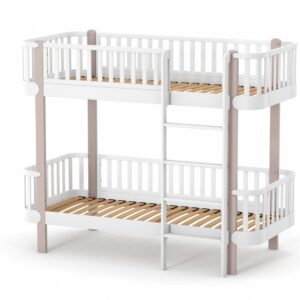 מיטה של בני נוער דו קומתית מונקו קפוצ'ינו לבן 190*80