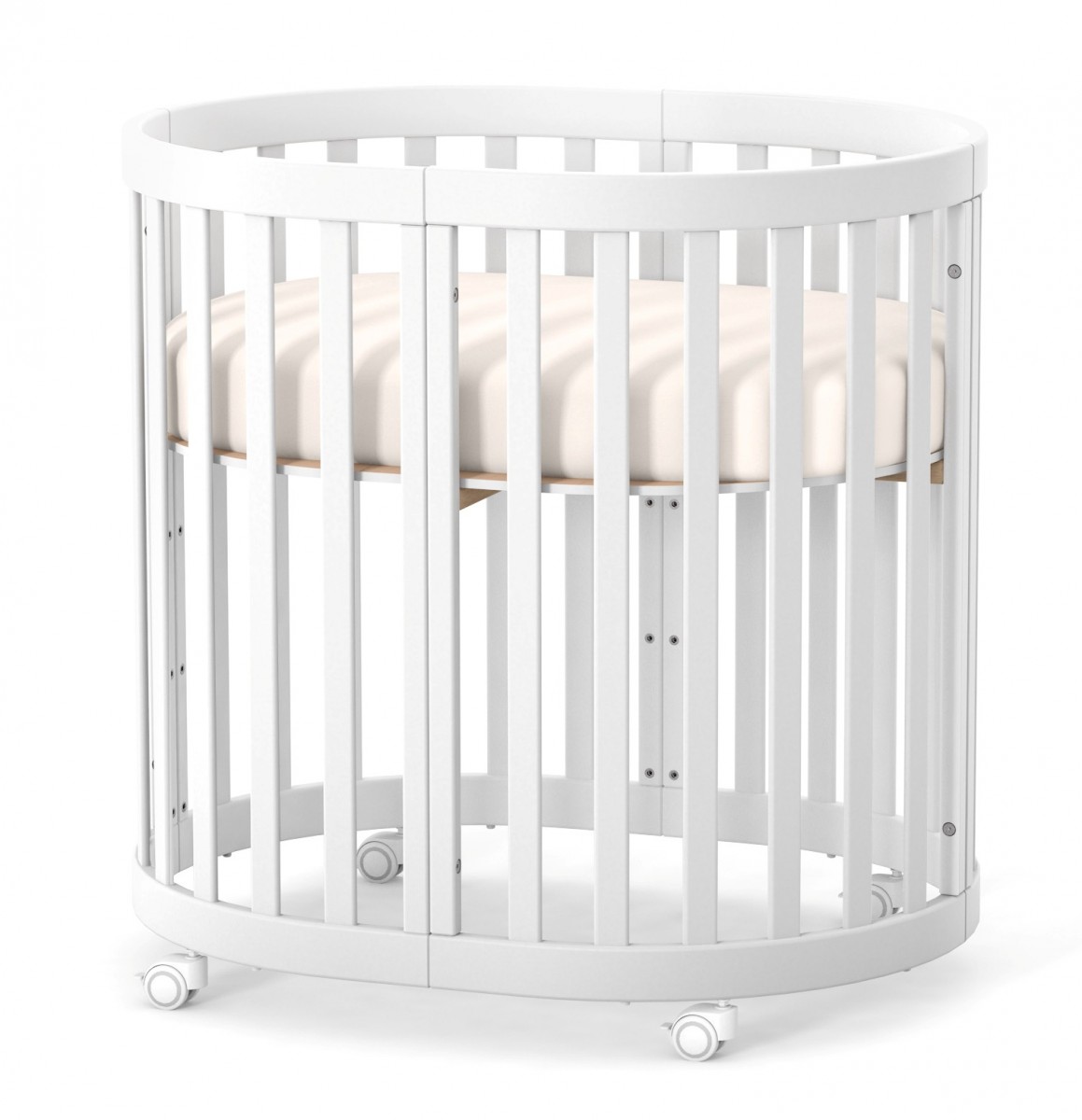 מיטת תינוק רומא לבנה – תמונה 2