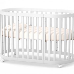 מיטת תינוק רומא 2 ב 1 לבן