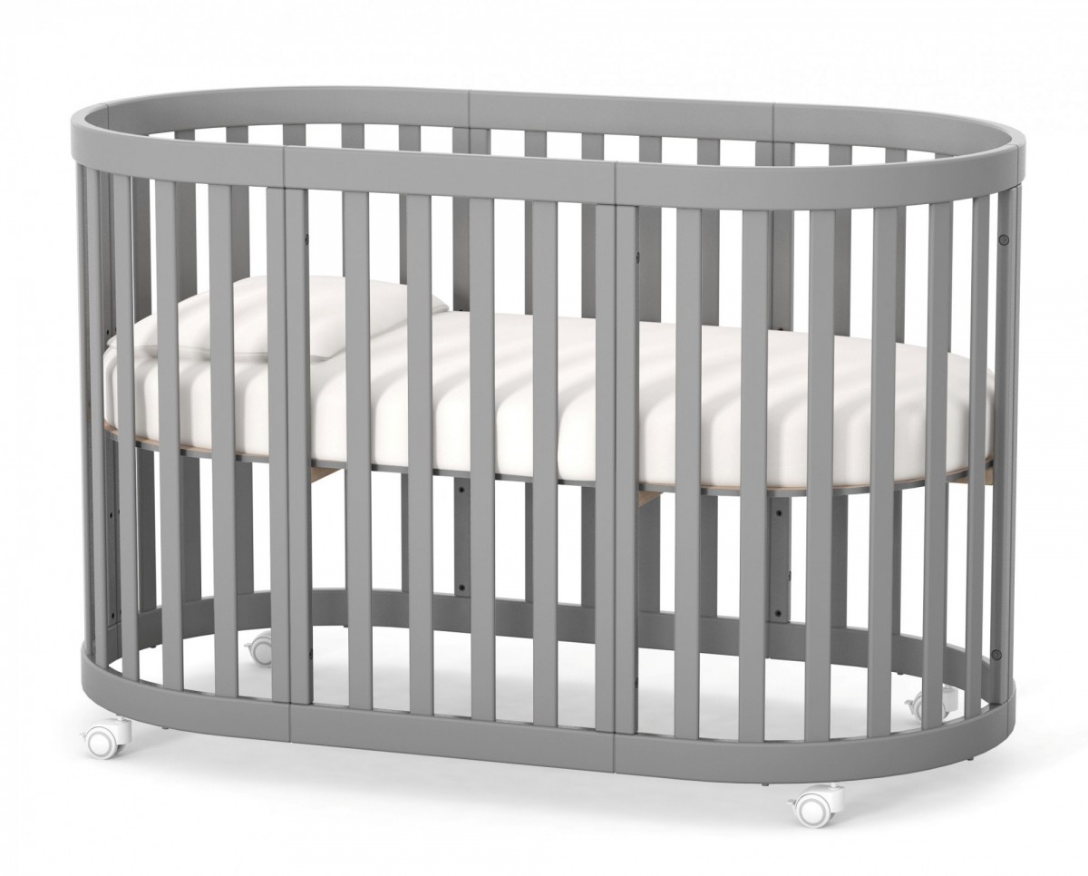 מיטת ילדים רומא 2 ב 1 גרפיט – תמונה 2