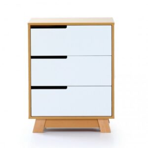 קומוד מנהטן סלים לבן-בוק (עם אפשרויות)