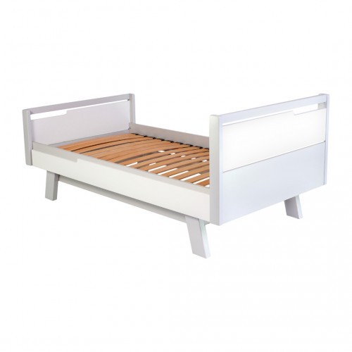 מיטה של בני נוער מנהטן לבן אפור 1600*800 – תמונה 6